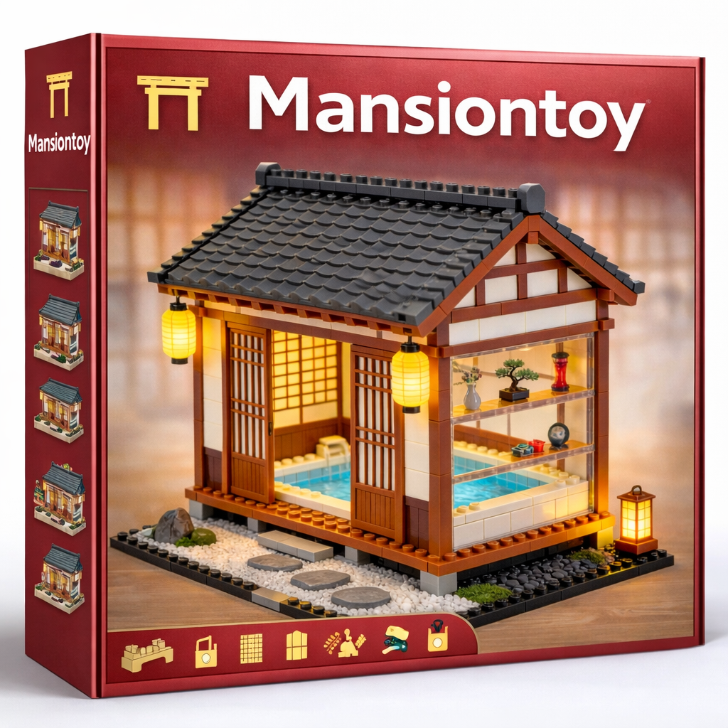 Hot Spring House Building Set